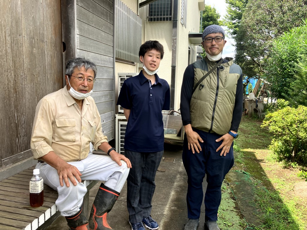 生徒のインタビューに真摯に対応して下さった栗山農園の皆様