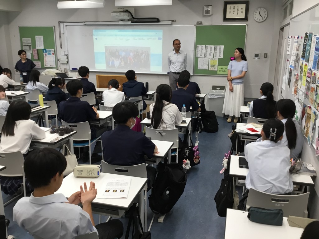 ブレンダン博士と研究室の学生