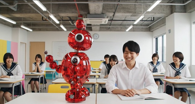 起こしてくれるロボット（動画）