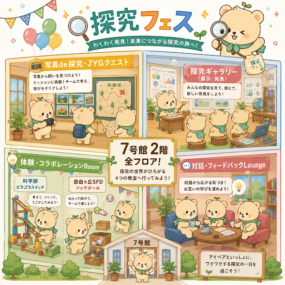探究フェスtの会場